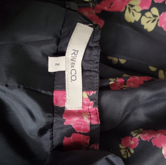 RW & CO silk summer dress - size 2 - Picture 2 of 3